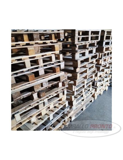 Pallet economici in legno usati di varie misure